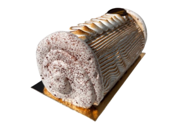 Bûche Vanille Caramel