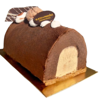 Bûche Chocolat Marrons d'Ardèche