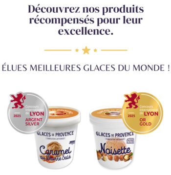 Glaces de Provence primée au Concours international de Lyon